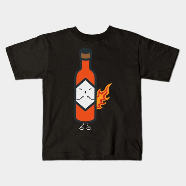 Chilli Sauce Kids T-Shirt by thingsandthings